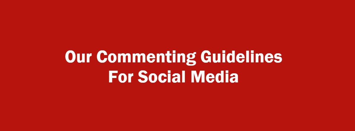 Social Media Commenting Guidelines Page Banner