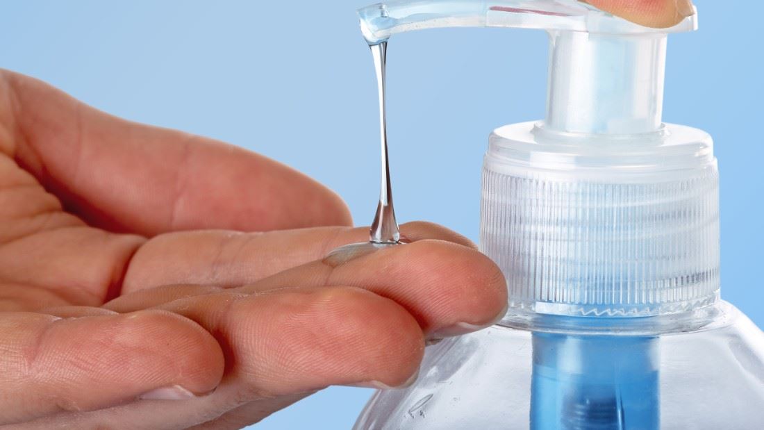 Picture of hand sanitizer